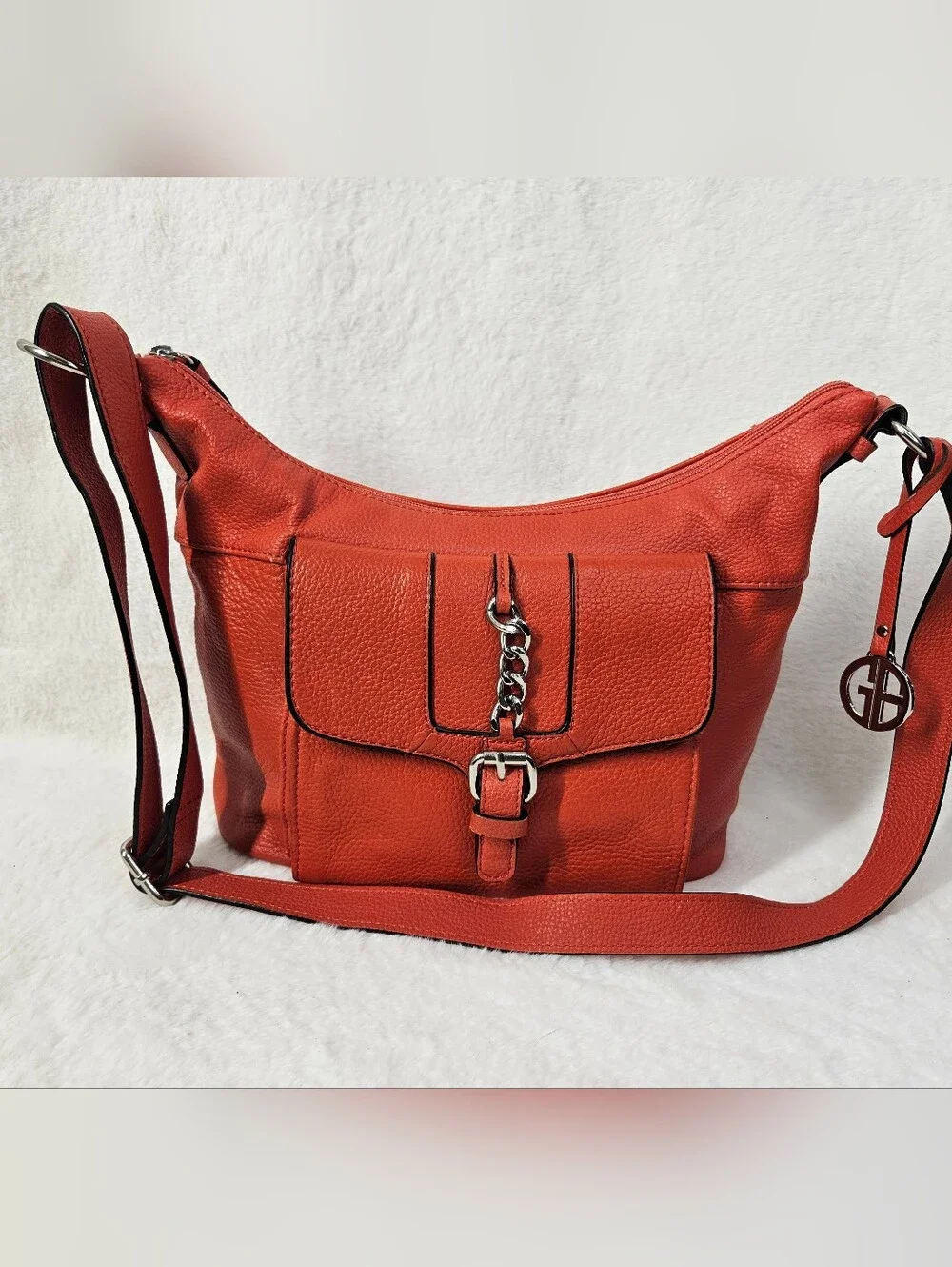 Giani Bernini Pebbled Leather Hobo Bag